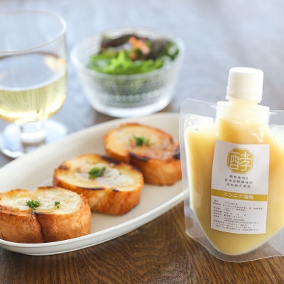 庄内発酵堂 ニンニク塩麹 160g×1個 発酵調味料 簡単 美味しい 万能調味料 国産 健康 腸活