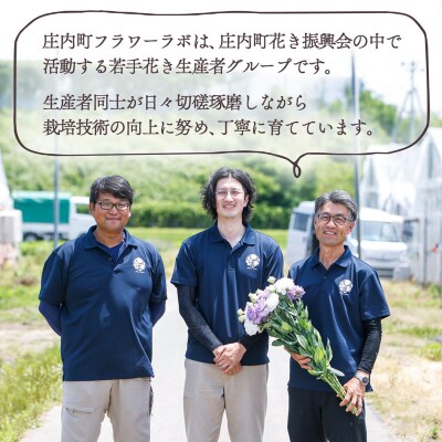 【R8.9月下旬~11月初旬】庄内町フラワーラボ トルコギキョウ 生産者おまかせ 20本