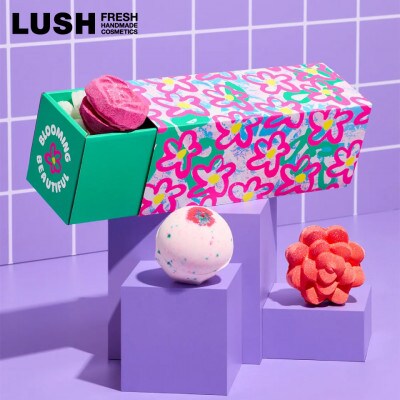 LUSH ラッシュ ブルーミング ビューティフル 3種のバスギフト