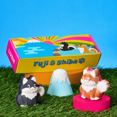 LUSH (ラッシュ) 富士山&柴犬 ギフト バスボム3種セット