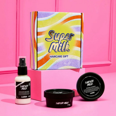 LUSH (ラッシュ) スーパーミルキー ヘアケアギフト ヘアケア3種セット