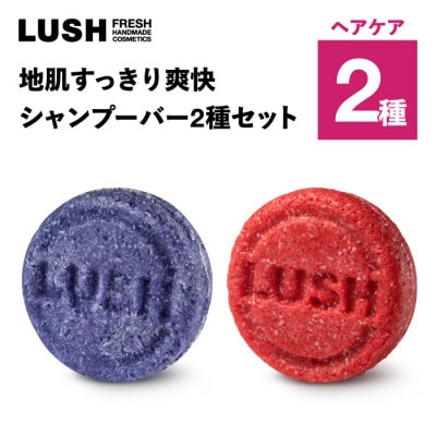 LUSH (ラッシュ) 地肌すっきり爽快 シャンプーバー2種セット