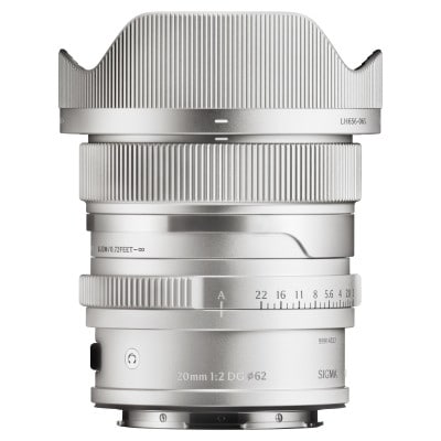 SIGMA 20mm F2 DG | Contemporary Lマウント用(シルバー)