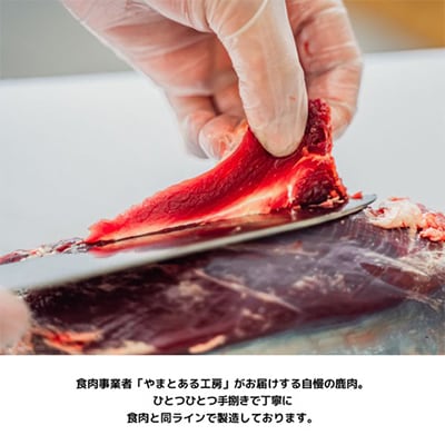 【毎月定期便】食いつき抜群!天然鹿肉GOOD MEAL ONE! 鹿肉ジャーキー 全6回