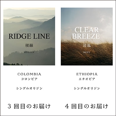 【毎月定期便】スペシャルティコーヒー(自家焙煎)| ブレンド/シングル焙煎豆 各200g |全6回