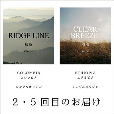 【毎月定期便】スペシャルティコーヒー(自家焙煎)| ブレンド/シングル焙煎豆 各200g |全6回
