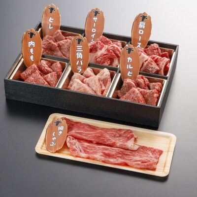 GI認証くまもとあか牛 7種の焼肉 食べ比べ盛合せ(合志市)