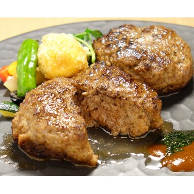 あか牛100%ハンバーグセット(あか牛ハンバーグ120g×6個 あか牛のたれ200ml)(合志市)