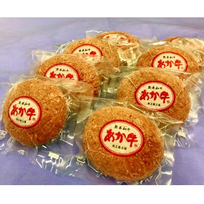 あか牛ハンバーグ　120g×8個入り(合志市)