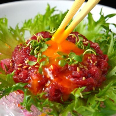 鮮馬刺しスライス4種バラエティーセット(合志市)