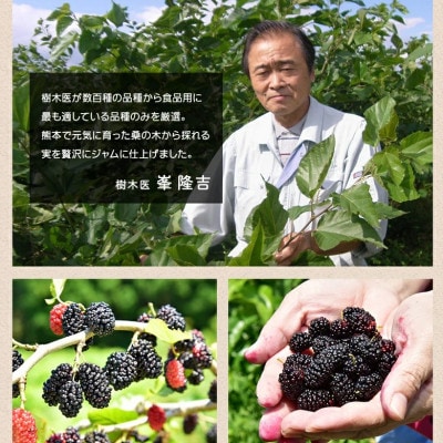 桑の実ジャム 食べくらべセット 2個入(発酵桑の実ジャム×1・桑の実ジャム×1)