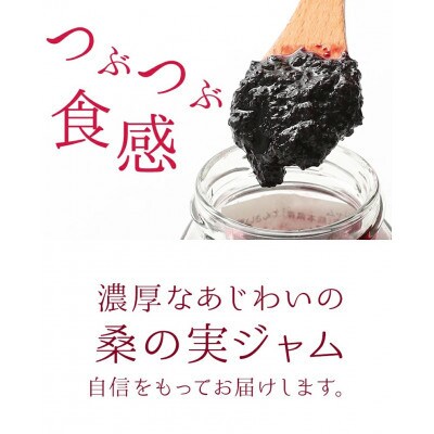 【毎月定期便】つぶつぶ桑の実 ジャム 2個セット(140g×2)全3回