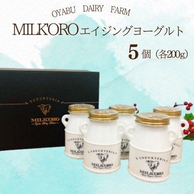 【さとふる限定】【ご家族・ご自身へのご褒美に!】ミルコロエイジングヨーグルト×5本(各200g)