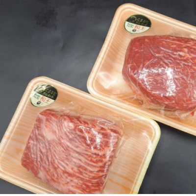 熊本県産A5等級黒毛和牛和王 赤身ブロック 約500g×2P 計約1kg(合志市)