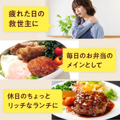 【さとふる限定】【訳あり】あか牛100%ハンバーグ 希少価値 6個(合志市)