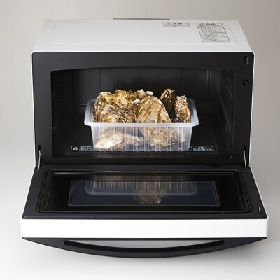 レンジで簡単蒸し牡蠣15個セット 〈殻付き牡蠣 Sサイズ10個 Mサイズ5個〉