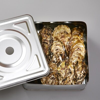 牡蠣のガンガン焼き殻付き10個セット