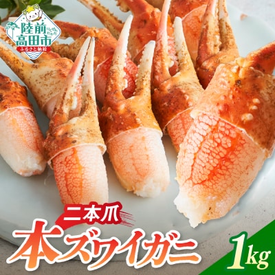 本ズワイガニ 二本爪 1kg かに カニ 蟹 爪肉 冷凍 小分け 料理 寿司 海鮮 特別 年末年始