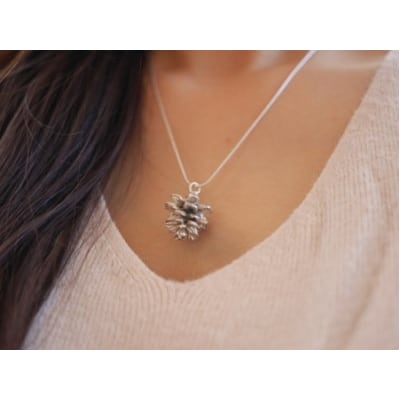 奇跡の一本松ぼっくりシルバーペンダント