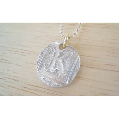 イニシャルペンダント(Silver925)
