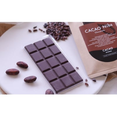 【薬剤師監修】 オーガニック チョコレート 1枚〈カカオニブ〉