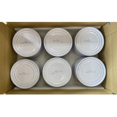 【椿島定置網】サバ水煮缶詰 6缶セット 外箱なし ご家庭用