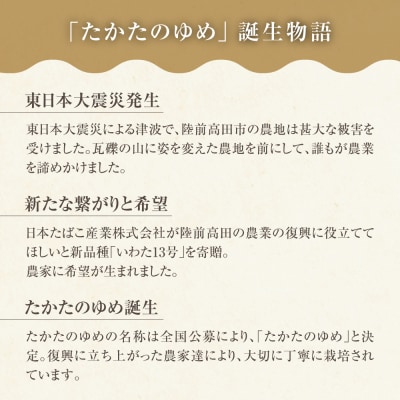 【6ヶ月定期便】 たかたのゆめ 白米 2kg×6ヶ月 (合計12kg)  令和7年産 精米 お米