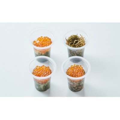 【お手軽海鮮丼】豪華6種セット 冷凍 一膳 いくら かに ほたて めかぶ 松前漬け けせんの海