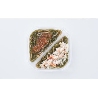 【田舎のご馳走】 ご飯のお供 松前めかぶ 190g×1個 いくら・かに入り
