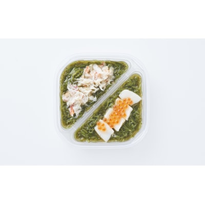 【田舎のご馳走】 ご飯のお供 めかぶ 200g×1個 いくら・かに・ほたて入り