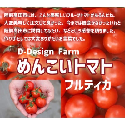 先行受付 フルーツトマト 約1kg 【 めんこいトマト 】 とまと フルーツ 野菜 