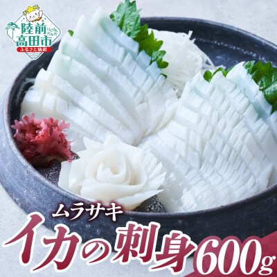 【スライス済】 国産ムラサキイカスライス 120g(20枚)×5パック 冷凍 小分け 刺身