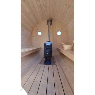 バレルサウナ 定員:4～6名 ヒノキ 使用 サウナ オーダーメイド プライベートサウナ 鈴木建設