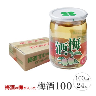 梅酒100　100ml×24本
