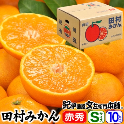 田村みかん 特選ギフト品10kg【Sサイズ】赤秀/産地直送
