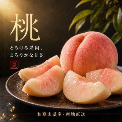 【発送月固定定期便】紀州和歌山産旬のフルーツセット(スイカ・桃・梨)全3回