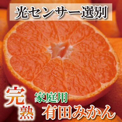 <2024年11月より発送>家庭用 完熟有田みかん10kg+300g(傷み補償分)【訳あり】