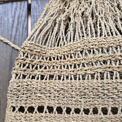 「すかり」のリュック　草から作る秩父地方の伝統工芸品　一品もの