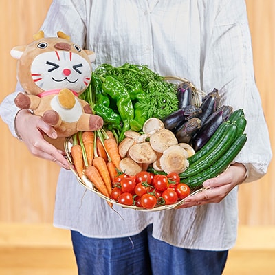 おがニャッピーと食べよう!おがのふるさとセット