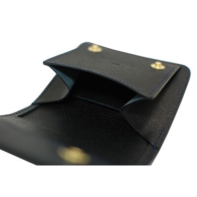 WILDSWANS・ワイルドスワンズ PALM/二つ折り財布・ブラック WILDSWANS(ワイルドスワンズ) クロコダイル 多機能型ミニ財布