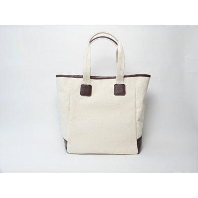 WILDSWANS(ワイルドスワンズ)トートバッグMB-01　白×茶