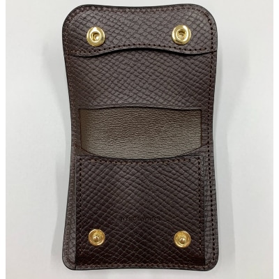 WILDSWANS　M3型押しイングリッシュブライドルPALM　ダークブラウン