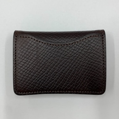 WILDSWANS　M3型押しイングリッシュブライドルTONGUE　ダークブラウン