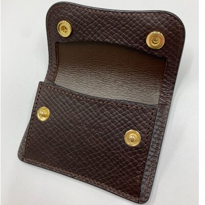 WILDSWANS　M3型押しイングリッシュブライドルTONGUE　ダークブラウン