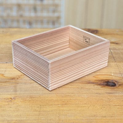 【茨城県伝統工芸品指定】kasane　重ねてつかえる杉の小物入れ(仕切なし)