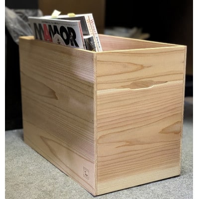 【茨城県伝統工芸品指定】yorozu 杉のマガジンラック