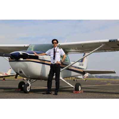【ペア】セスナ機遊覧飛行体験〈約90分コース〉(フライトQ)　龍ケ崎市と河内町の共通返礼品