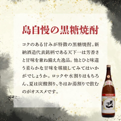 奄美黒糖焼酎 天下一 30度　1800ml×1本