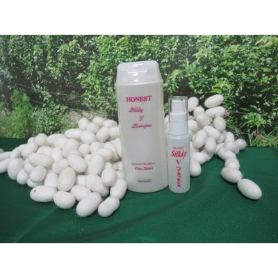 【2点セット】ホーネスト　シルキーⅤシャンプー200ML・ヘアエッセンス30ML