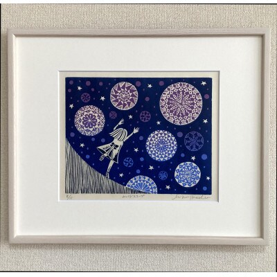 木版画「カレイドスコープ」